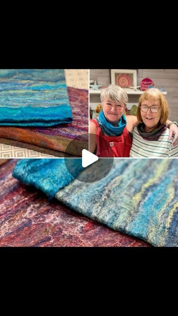 Felted Scarf Tutorial, Wet Felted Scarf, Felting Designs, Nuno Felting Tutorial, Make Your Own Hat, Infinity Scarf Tutorial, Wet Felting Tutorial, Smart Textiles, Wool Cowl