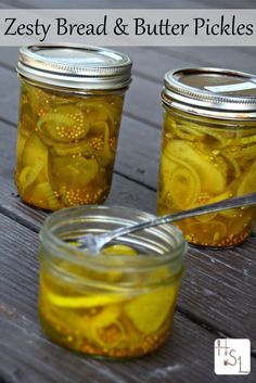 Put up the abundant cucumber harvest by canning up these easy and tasty zesty bread & butter pickles. Cucumber Harvest, Pickles Canning, Pickles Homemade, Sweet Pickles Recipe, Bread N Butter Pickle Recipe, Canning Granny, Refrigerator Pickle Recipes, Tomato Pizza Sauce, Bread And Butter Pickles