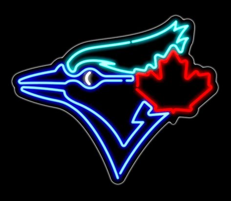 Blue Jays Logo, Toronto Blue Jays Logo, Blue Jays Baseball, Nike Wallpaper, Toronto Blue Jays, Blue Jays, Baseball Team, Blue Jay, Neon Sign