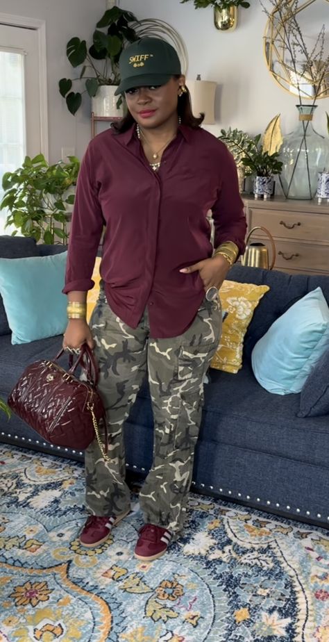 Army Green Pants Outfit Women Work, Army Green Blouse Outfit, Monster Jam Mom Outfit, Outfit With Burgundy Boots, Olive Green Pants Outfit Women, Dress Up Graphic Tee Outfits, Cute Outfits With Tennis Shoes, Movie Date Outfit Fall, Mama Outfit Casual Mom Style