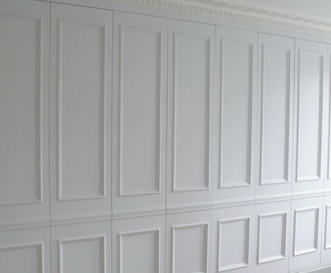 Wall paneling hidden storage                                                                                                                                                      More Victorian Wainscoting, Wainscoting Backsplash, Wainscoting Corners, Entryway Wainscoting, Wainscoting Stairway, Wainscoting Foyer, Stained Wainscoting, Wainscoting Door, Wainscoting Office