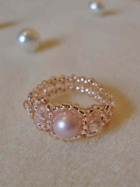 Pink Pearl Ring, Triangle Diamond, Wedding Women, Gold Triangle, Engagement Ring White Gold, Emerald Engagement, Handmade Rings, Pink Ring, Vintage Engagement