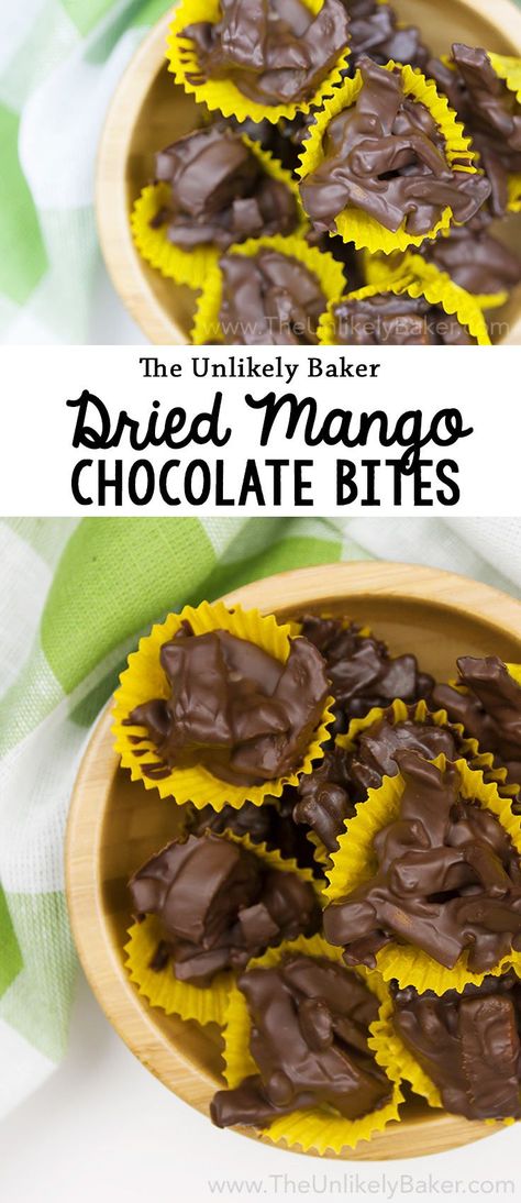 [VIDEO] Sweet and tart, fruity and chocolatey, these dried mango chocolate bites are ridiculously addicting! Give them out as presents or snack on them throughout the day. #chocolate #mango #recipe #videorecipe Wife Cooking, Temper Chocolate, Chocolate Board, Mango Recipe, Mango Chocolate, How To Temper Chocolate, Dried Mango, Chocolate Bites, Chocolate Bark