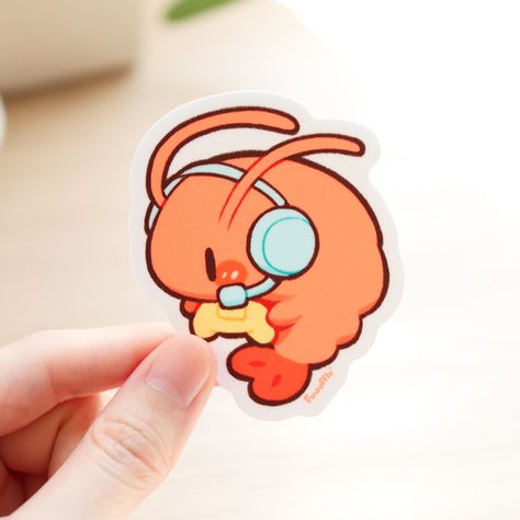 Game on! 🎮 But also, posture check yourself! 🦐 The Gamer Shrimp Sticker is now in my shop! He was inspired by my constantly posture checking myself whenever I’m drawing, working, or gaming~ ❤️ Check out our latest new arrivals at fuwuffle.com! ✨ #fuwuffle #posturecheck #gamershrimp #cuteshrimpart #cuteart #gamer #gamersticker #meme #cozygaming #cuteanimals #cute #cuteartwork #cuteartstyle #doodle #cutestickers #cuteartist #cutedrawing #cuteaesthetic #stickershop #artbusiness #smallbusines... Doctor Stuff, Check Yourself, Paint Water, Art Perle, Video Game Fan Art, Art Drawings Sketches Pencil, Animal Designs, Plague Doctor, Elegant Tattoos