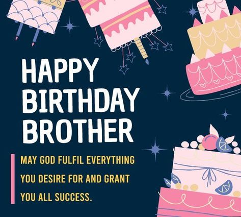 Happy Birthday Wishes for Brother Birthday Wishes In Islamic Way, Quotes For Brother, Happy Birthday To Me Quotes, Birthday Typography, Birthday Brother, Birthday Wishes For Brother, Sign Language Words, Happy Birthday Wishes Photos, Brother Quotes