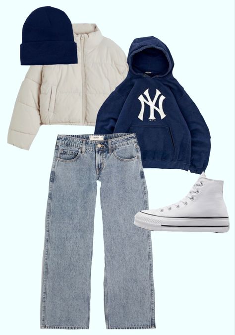 new york outfit inspi for winter and fall Soho Outfit Nyc, Winter Outfits Aesthetic Tomboy, New York Outfits Winter Baddie, Az Winter Outfit, Brooklyn Winter Outfits, Cold Weather New York Outfits, Winter In Los Angeles Outfit, New York Sweatshirt Outfit, New York Winter Shoes