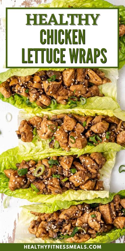 Lettuce Chicken Wraps Healthy, Things To Do With Romaine Lettuce, Steak Lettuce Wraps Healthy, Chicken Thigh Lettuce Wraps, Lettuce Boats Chicken, Low Fat And Carb Meals, Low Calorie Lettuce Wraps, Romaine Boats, Chicken Lettuce Wraps Healthy