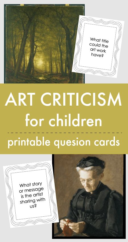 Easy art criticism lesson for children with printables - NurtureStore Art Analysis, Classe D'art, Art Critique, Art History Lessons, Art Criticism, Istoria Artei, Art Worksheets, Building Activities, History Quotes