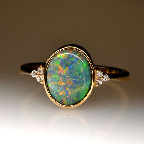 Compromise Ring, Jewellery Redesign, Math Posters, Opal Engagement Ring Set, Trinity Ring, Opal Engagement Ring, Wedding Band Designs, Engagement Ring Setting, Ring Settings