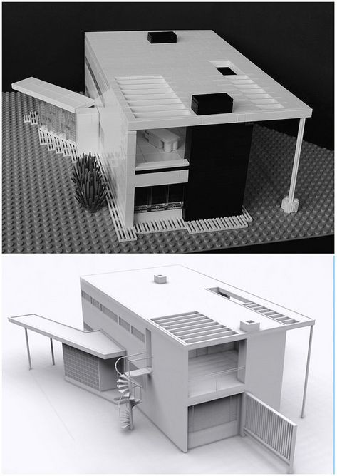 Gropius House | by askansbricks Gropius House Plan, Gropius House, Concept Models Architecture, Old Abandoned Houses, Walter Gropius, Architecture Design Sketch, Arch Model, Architecture Model Making, High Rise Building