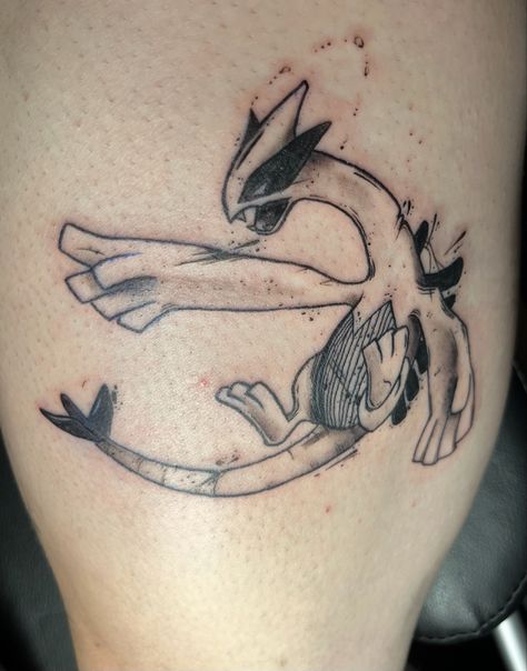 Lugia Tattoo, Pokemon Tattoos, Pokemon World, Men's Small Tattoo, Pokemon Starters, Pokemon Tattoo, Pokemon Trainer, Minimal Tattoo, Get A Tattoo