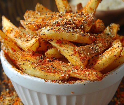 French Fry Seasoning Recipe, Fry Seasoning Recipe, Potato Corner, Fry Seasoning, Cooking French Fries, French Fry Seasoning, Seasoned Fries, Flavored Salts, Seasoning Recipe