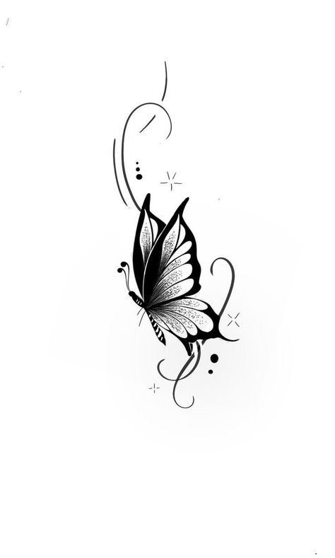 Side Tat, Brazilian Tattoo, Butterfly Tattoo Stencil, Unique Butterfly Tattoos, Butterfly Tattoo Ideas, Timeless Tattoo, Butterfly Stencil, Insect Tattoo, Crazy Tattoos