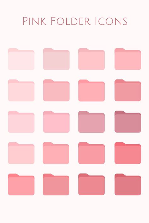 Aesthetic Folder Icons, Pink Macbook Wallpaper, Aesthetic Folder, Desktop Folder Icons, Pink Macbook, Ipad Essentials, Macbook Desktop, Ipad Hacks, Desktop Wallpaper Organizer