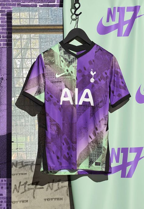 Nike Launch Tottenham Hotspur 21/22 Third Shirt - SoccerBible Atlanta United Fc, Sport Shirt Design, Sports Jersey Design, Adidas Sneakers Women, Soccer Kits, Mens Soccer, Football Outfits, Soccer Shirts, Football Kits