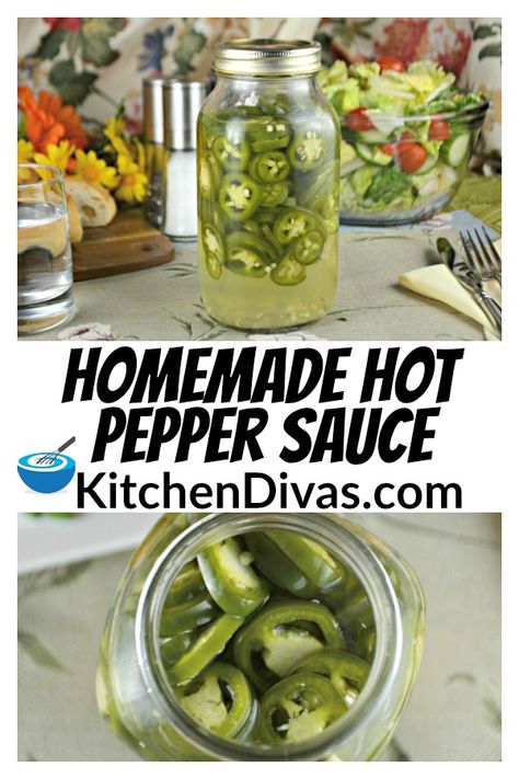 Southern Hot Pepper Sauce, Sweet Heat Pepper Recipe, How To Make Hot Pepper Sauce, Jalapeño Pepper Sauce, Making Pepper Sauce, Hot Pepper Vinegar, Southern Pepper Sauce, Homemade Pepper Sauce, Hot Pepper Sauce Recipe Vinegar