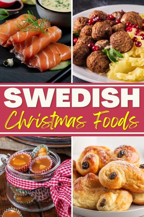 Swedish Christmas Desserts, Traditional Swedish Christmas, Swedish Christmas Food, Christmas Food Recipes, Christmas Eve Meal, Danish Cuisine, Swedish Cuisine, Christmas Dinner Recipes, Traditional Christmas Food