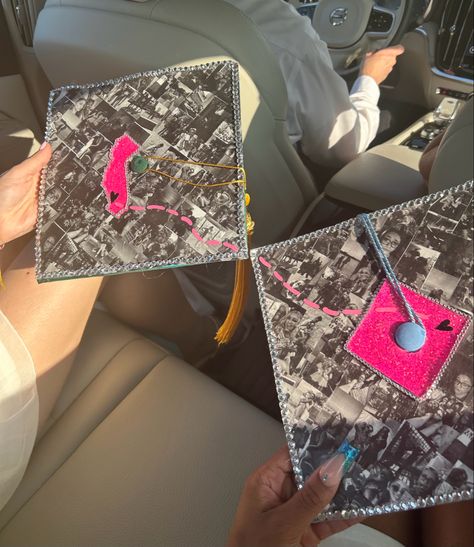 Matching Grad Caps For Best Friends, Graduation Cap Designs Best Friends, Bff Graduation Caps, Best Friend Grad Caps, Matching Graduation Caps Best Friend, Best Friend Graduation Caps, Matching Grad Caps, Matching Graduation Caps, Graduation Cap Decoration Diy