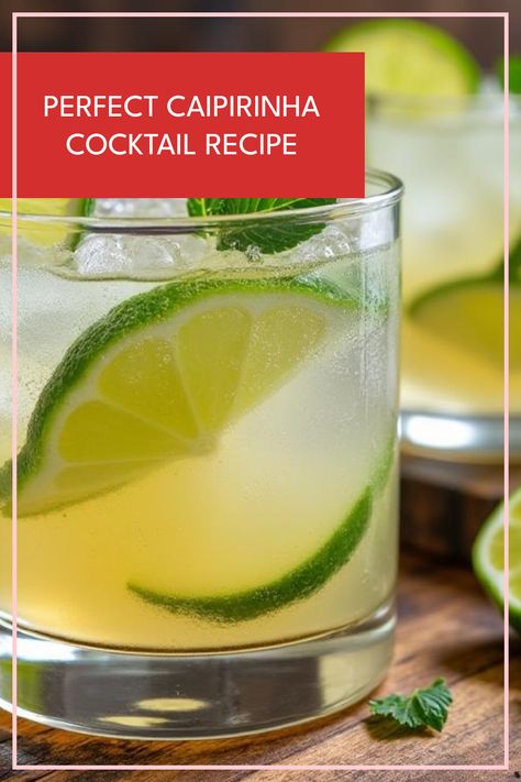 Looking for a refreshing cocktail to impress your friends? Try the classic Caipirinha! This easy cocktail takes just a few ingredients – lime, cachaça, and sugar – to create a deliciously tangy and sweet drink that's perfect for hot days. Originating from Brazil, the Caipirinha is a must-try if you love sour cocktails like Margaritas or Daiquiris. Whether you're hosting a party or enjoying a cozy evening at home, this recipe will have everyone coming back for more. Get ready to impress with this simple, tasty Caipirinha cocktail! Caipirinha Recipe, Sour Cocktails, Caipirinha Cocktail, American Drinks, Daiquiri Cocktail, Easy Cocktail, Refreshing Cocktail, Sweet Cocktails, Sour Cocktail