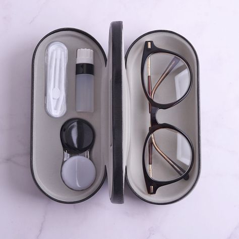 Penyimpanan Makeup, Eyeglasses Holder, Glasses Trends, Contact Lens Case, Eyeglasses Case, Cute Glasses, Fashion Eye Glasses, Stylish Glasses, Eyeglass Holder