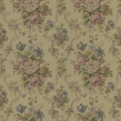 Victorian Wallpaper Vintage, Wallpaper Bedroom Vintage, Depop Backgrounds, French Country Wallpaper, Scroll Wallpaper, Decoupage Paper Printable, Vinyl Wall Panels, Dollhouse Wallpaper, Victorian Wallpaper