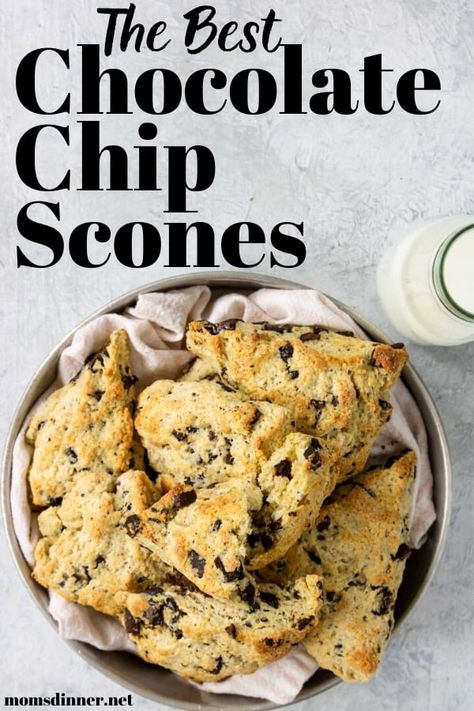 Chocolate Chip Scones, Chocolate Creations, Chocolate Scones, Scones Ingredients, Cream Scones, Fair Food, Butter Fudge, Trade Fair, Sweet Breads