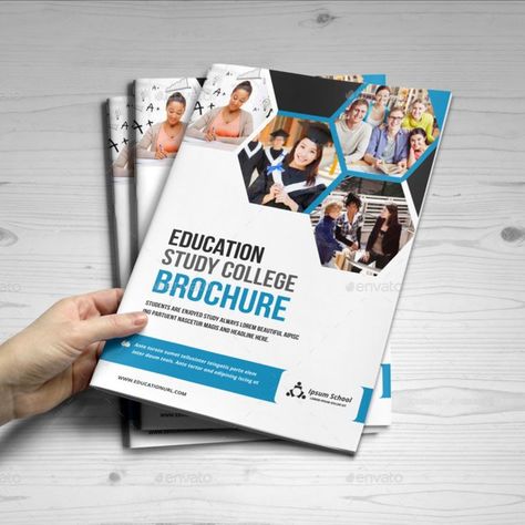 School Booklet Design, Brochure Design Education, College Newsletter Design, School Brochure Design Ideas, School Brochure Design Creative, College Prospectus Design, College Brochure Design, Education Brochure Design, School Brochure Design