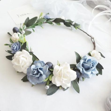 You and Draco Malfoy have always despised each other. He was a Slythe… #fanfiction #Fanfiction #amreading #books #wattpad Nautic Wedding, Flower Crown Blue, Sanggul Lintang, Draco Malfoy Fanfiction, Blue Headpiece, Blue Flower Crown, Crown Ideas, Flower Tiara, Flower Halo