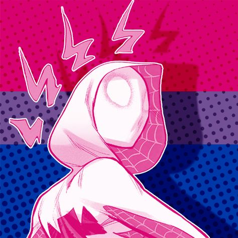 Gwen Trans Flag, Bisexual Pfp Icons, Bi Pfp, Spiderman And Spider Gwen, Bi Flag, Gravity Falls Funny, Trans Flag, Lesbian Flag, Flag Icon