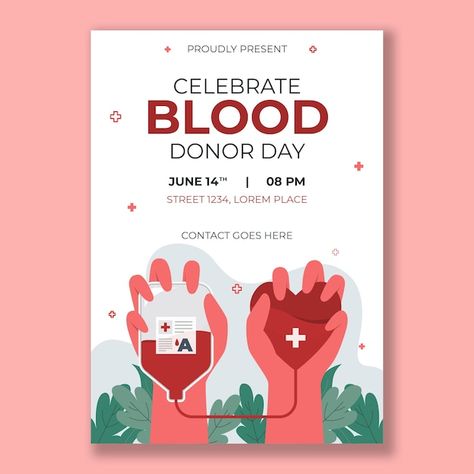 Blood Donation Camp Poster, Donor Darah Design, World Blood Donor Day Poster, Blood Donor Day Poster, Blood Donation Poster, Blood Donation Posters, Blood Donation Day, World Blood Donor Day, Blood Donor Day