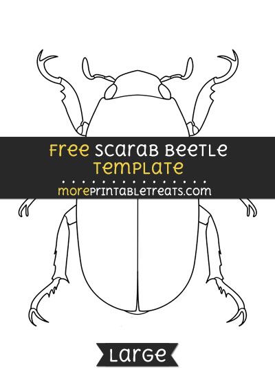 Free Scarab Beetle Template - Large Egyptian Scarab Art, Cardboard Beetle, Beetle Template, Beetle Craft, Learning Stories Examples, Repurposing Clothes, Beautiful Beetles, Multi Cultural Art, Egyptian Crafts