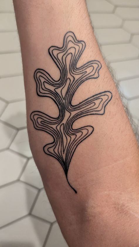 Leaf Tattoo Ideas, Oak Leaf Tattoos, Aesthetic Tattoo Ideas, Unique Tattoo Ideas, American Traditional Tattoo Ideas, Traditional Tattoo Ideas, Leaf Tattoo, 20 Aesthetic, Line Art Tattoos