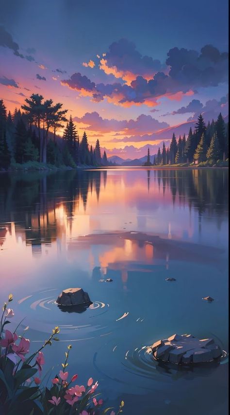 Professional Illustration, Dreamy Artwork, View Wallpaper, Pretty Landscapes, Art Gallery Wallpaper, Beautiful Wallpapers Backgrounds, Into Art, Cool Wallpapers Art, Fantasy Art Landscapes