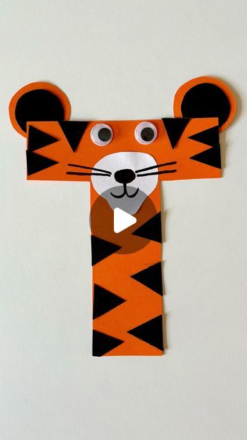 Mel  |  Early Childhood Educator on Instagram: "“T” is for Tiger 🐅🐅

Follow @artsandcrafts4kids for more deas! 🌟
.
.
.
#sensoryactivities #artsandcrafts #diyartsandcrafts #activitiesforkids #kidsactivities #earlychildhoodeducation #playlearningideas #alphabet #tiger" Tiger Activities For Preschool, Tiger Crafts For Preschool, Tiger Crafts For Kids, T Is For Tiger, Tiger Craft, Letter T Crafts, Early Childhood Educator, Animal Activities For Kids, T Craft