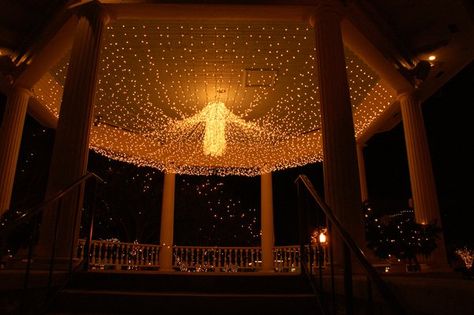 20 Amazingly Gorgeous Gazebo Lighting Rustic Outdoor Lighting, Gazebo Lighting, Gazebo Decorations, Outdoor Lighting Ideas, Outdoor Gazebo, Outdoor Party Lighting, Pergola Lighting, Gazebo Canopy, Door Inspiration