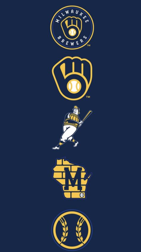 Brewers Wallpaper, Fathers Day Wallpapers, Baseball Tattoos, Mlb Wallpaper, Baseball Logo, Baseball Park, Christian Yelich, Background Pics, Virginia University