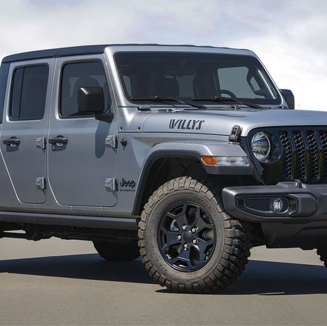 Jeep Gladiator Willys, New Challenger, Jeep Willys, All Terrain Tyres, Rear Differential, The Kit, Willys Jeep, Jeep Gladiator, Aluminum Wheels