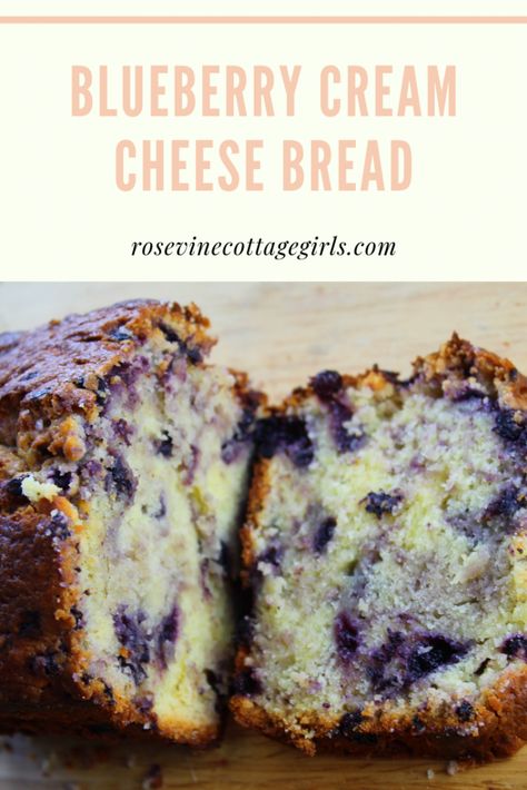 Keto Dinner Recipes Crock Pot, Blueberry Cream Cheese Bread, Bread Blueberry, Blueberries Muffins, Berry Bread, Shelf Cooking, Blueberry Bread Recipe, Recipes Crock Pot, Crock Pot Pork