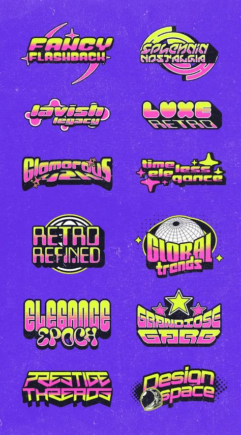 Arcade Logo Design, Comic Graphic Design Style, 2000s Aesthetic Graphic Design, Y2k Aesthetic Design, Comic Logo Design, Y2k Tshirt Designs, Y2k Design Aesthetic, Y2k Shirt Design, Logo Design Y2k