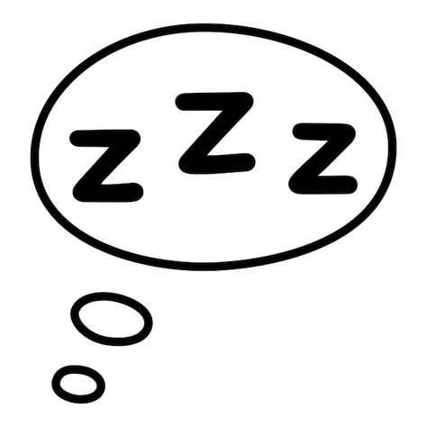 Dream Cartoon, Sleep Zzz Icon, Sleep Sign, Sleeping Cartoon, Zzz Sleep Art, Sleep Cartoon Aesthetic, Sleep Drawing, Dream Icon, Sleeping Icon