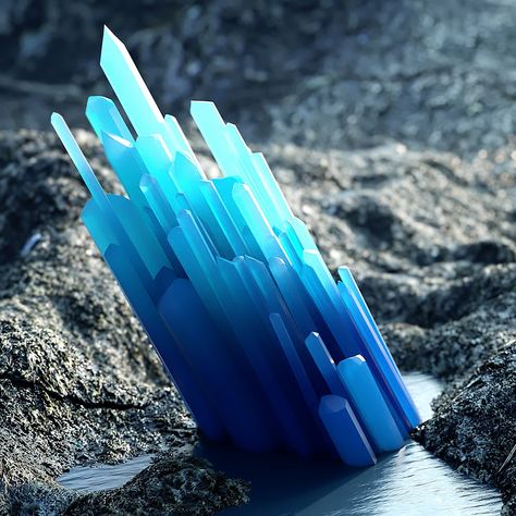 Blue tiberium - minerals post - Imgur Alien Plants, Colossal Art, Alien Planet, Design Video, Visual Aesthetics, Alien Worlds, Grid Design, Minerals And Gemstones, Art 3d