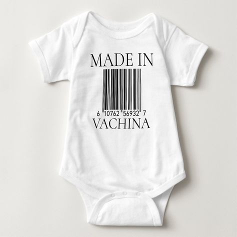 Made In Vachina, Baby Onsie, Funny Toddler, Custom Baby Onesies, Cricut Baby, Funny Baby Clothes, Funny Baby Onesies, Baby Rompers