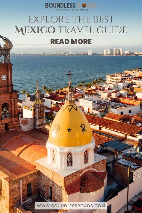 Explore the best Mexico travel guide filled with essential tips and must-see destinations. Discover the top places to visit in Mexico, from vibrant cities to stunning beaches. Our detailed Mexico itinerary ensures you won't miss any highlights. Whether you're seeking adventure or relaxation, this guide has everything you need for an unforgettable trip. Plan your perfect Mexican getaway today with Boundless Roads. #MexicoTravel #TravelGuide #MexicoDestinations Places To Visit In Mexico, Places In Mexico, Travel To Mexico, Mexico Itinerary, Mexico Travel Guides, Mexico Destinations, Visit Mexico, Travel Safety, G Adventures