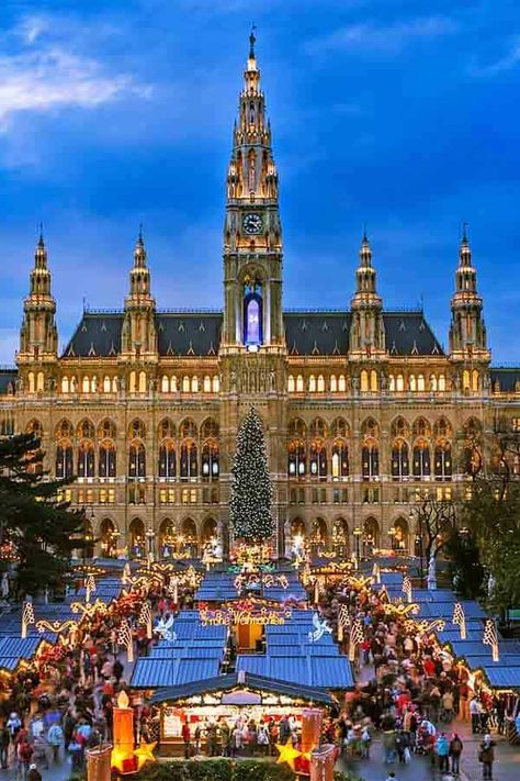 7 best & biggest Christmas Markets in Europe you NEED to visit in 2020 Christmas Markets Germany, Vienna Christmas, Christmas Destinations, Christmas In Europe, Best Christmas Markets, Christmas Markets Europe, Austria Travel, Living Modern, Europe Winter