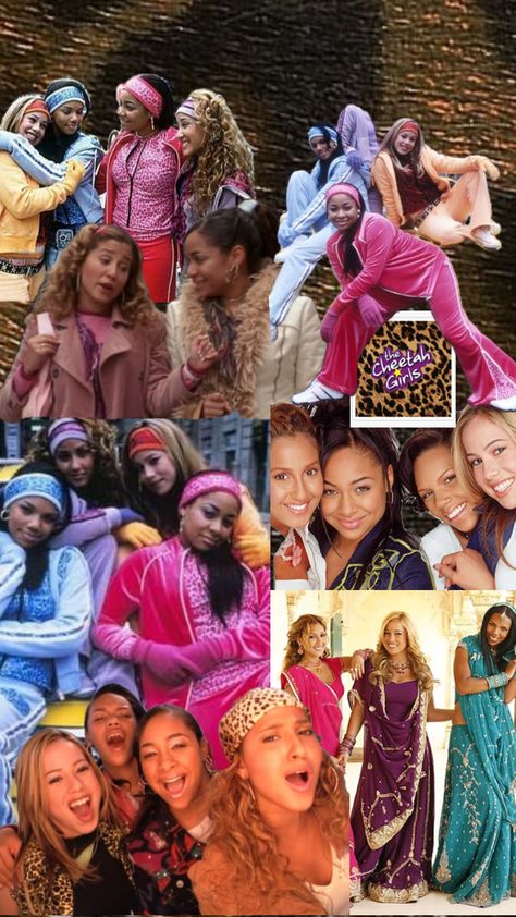 #cheetahgirls #cheetah #girls #disney #disneychannel Cheetah Girls Aesthetic, Y2k Themed Party, Cheeta Girls, Legally Blonde Costume, 2000s Theme Party, Halloween Hair Ideas, Bday Sleepover, 24th Birthday Party, 00s Party