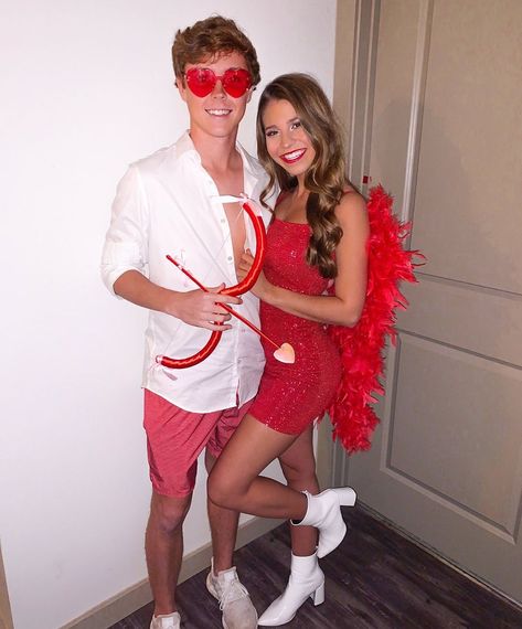 One Night Stand Costume, Halloween Couple Costumes, Best Couples Costumes, Halloween Couple, Couple Costumes, Couples Halloween Outfits, Cute Couple Halloween Costumes, Amazing Halloween Makeup, Trendy Halloween Costumes