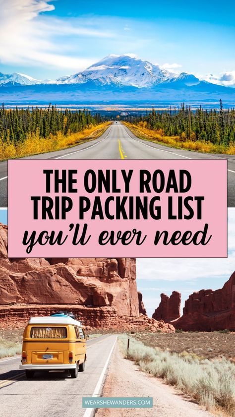 Prepare for your adventure with The Ultimate Road Trip Packing List. Our blog post covers essential travel packing tips and road trip travel ideas to ensure you're ready for the open road. From must-have essentials to practical advice, discover everything you need for a smooth and enjoyable journey. Road Trip Preparation, Road Trip Essentials List, Road Trip Entertainment, Road Trip Necessities, Road Trip Apps, Road Trip Checklist, Travel Packing Tips, Trip Packing List, Road Trip Travel