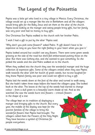 The Legend of the Poinsettia Legend Of The Poinsettia, Christmas Verses, Christmas Prayer, Christmas Service, Christmas Program, Christmas Poems, Christmas Activity, Christmas School, 12 December