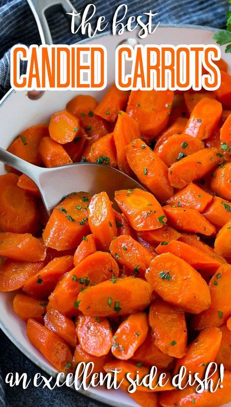 Stovetop Carrots, Sweet Glazed Carrots, Candy Carrots Recipe, Carrot Recipes Side Dishes, Carrot Dishes, Carrots Side Dish, Sliced Carrots, Glazed Carrots Recipe, Easy Vegetable Recipes