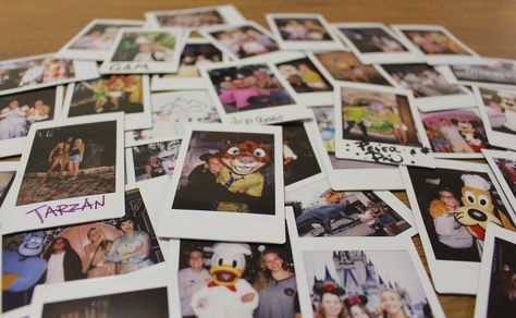 Disney character polaroids Disney Polaroid, Instax Photography, Polaroid Ideas, Disney Picture Ideas, Disney College, Disney College Program, Disneyland Photos, Disney Photo Ideas, Disneyland Pictures